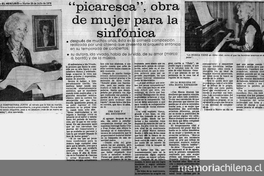 Picaresca, obra de mujer para la sinfónica