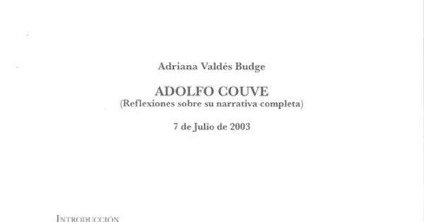 Adolfo Couve