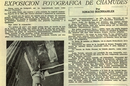 Exposición fotográfica de Chamudes