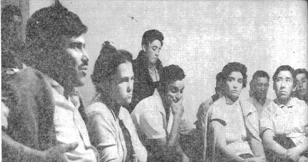 Campesinos deliberan y participan en los objetivos de la Reforma Agraria, ca. 1966