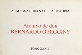 Carta de Ramón Mariano de Arís a Bernardo O'Higgins, fechada en Santiago, 27 de septiembre de 1832