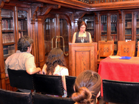 Ana Tironi, directora de la Biblioteca Nacional de Chile.