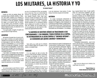 Los militares, la historia y yo