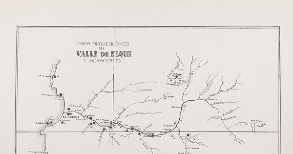 Mapa Arqueológico del Valle del Elqui y adyacentes