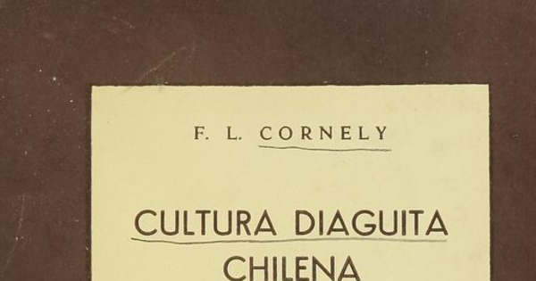 Cultura diaguita chilena ; y, Cultura de El Molle