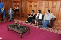 Ana Tironi, Erka Fuentealba, y Roberto Aguirre