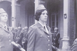 Ximena Blanco, enfermera de guerra. Santiago, hacia 1970