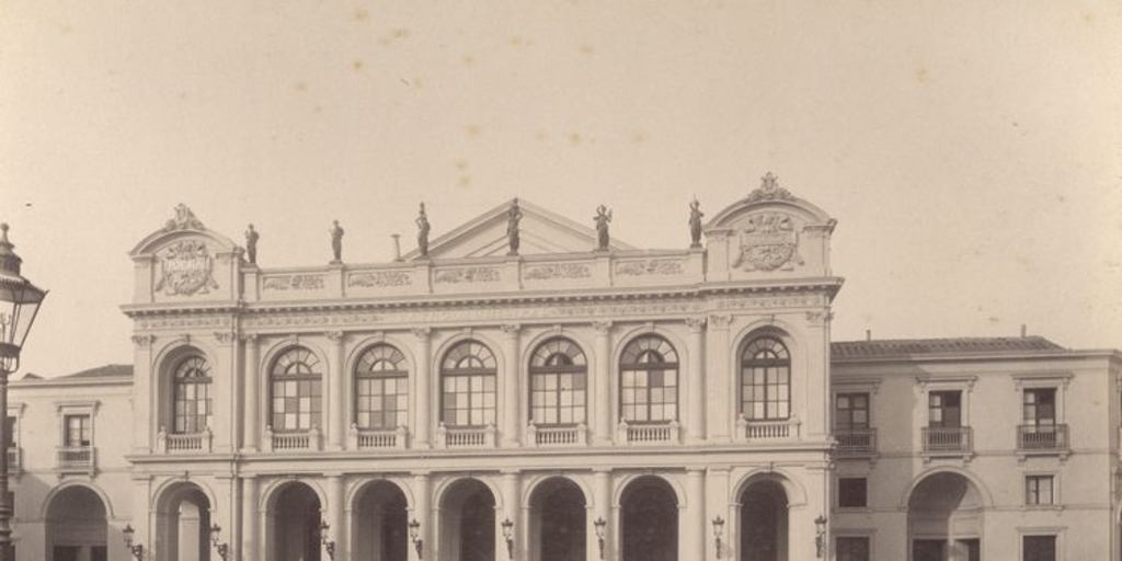 Teatro Municipal de Santiago: fachada principal, 1903