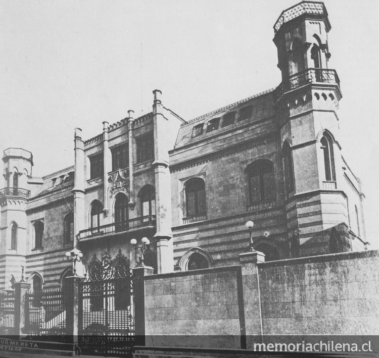 Palacio Urmeneta demolido en 1929