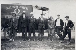 Voluntarios de la Cruz Roja Chilena