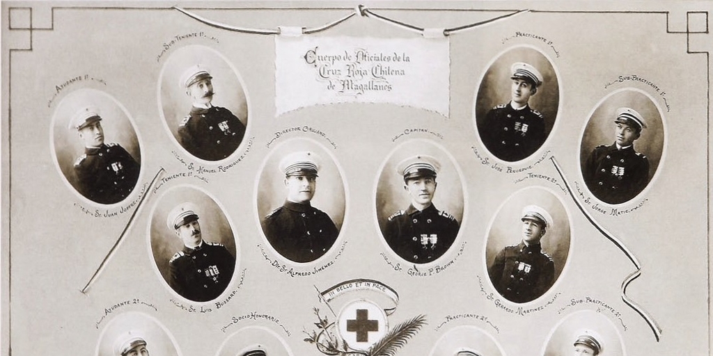 Cuerpo de Oficiales de la Cruz Roja Chilena de Magallanes, Punta Arenas, 1924