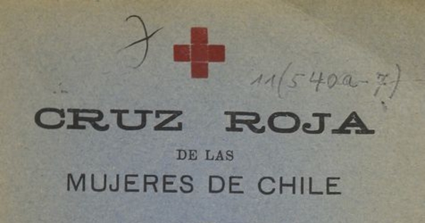 Cruz Roja de las mujeres de Chile : memoria del año 1938, presentada por la presidenta