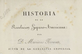 Portada de Historia de la revolución hispano-americana, 1830