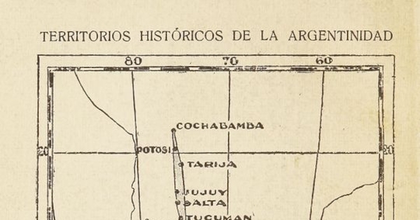 Territorios históricos de la argentinidad entre 1810 y 1816