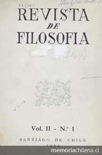 Revista de filosofía Vol. 2:no.1 (1952:abr-jun)