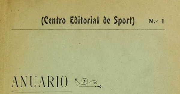  Anuario sportivo de Chile, 1909