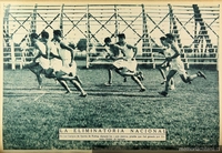 Eliminatoria de atletismo en los Campos de Sports de Ñuñoa, 1928