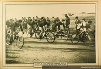 10 mil metros ciclistas en el Velódromo del Estadio Santa Laura, 1926