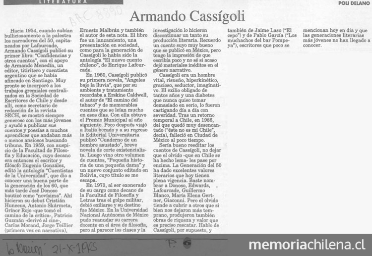 Armando Cassigoli