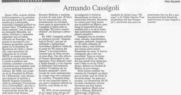 Armando Cassigoli