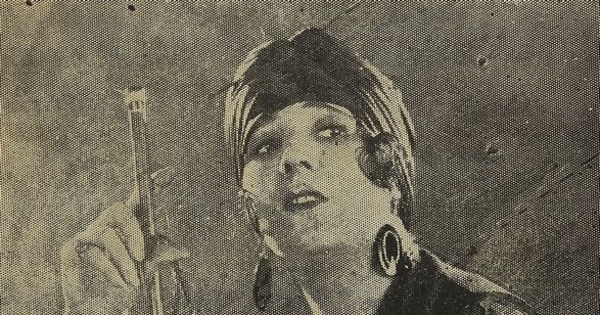 Cristina Montt, actriz chilena, en 1926