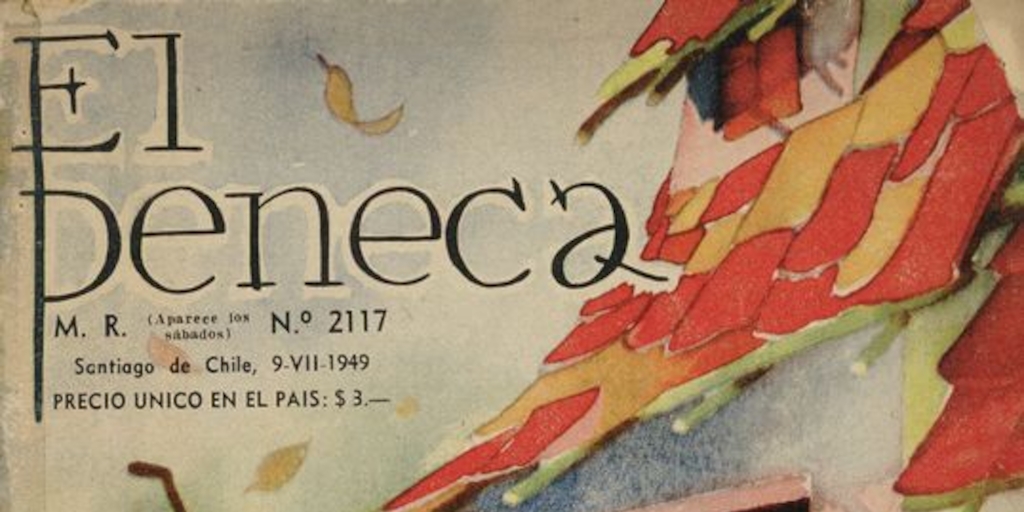 Portada de El Peneca, nº 2117, julio de 1949