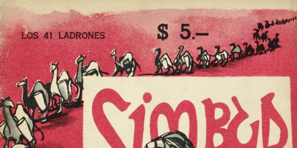 Portada de Simbad, nº 224, Santiago, diciembre, 1953.