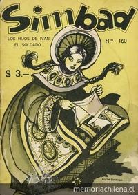 Portada de Simbad, nº 160, Santiago, septiembre, 1952