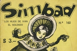 Portada de Simbad, nº 160, Santiago, septiembre, 1952