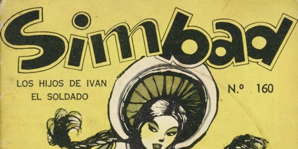 Portada de Simbad, nº 160, Santiago, septiembre, 1952