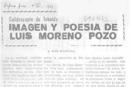 Imagen y poesía de Luis Moreno Pozo