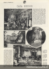 "Casa Meiggs", Revista Familia, Santiago, n.47, noviembre de 1913, p.36.