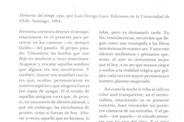 Memorias del tiempo viejo