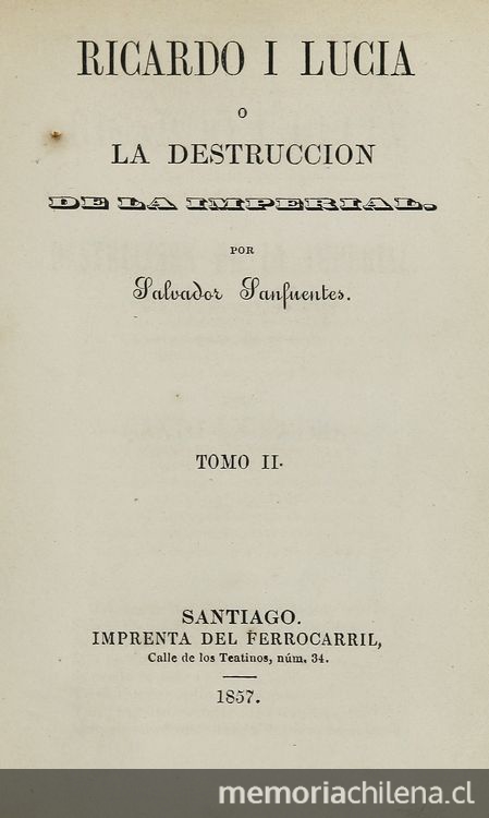 Ricardo i Lucia o La destrucción de la Imperial: tomo 2