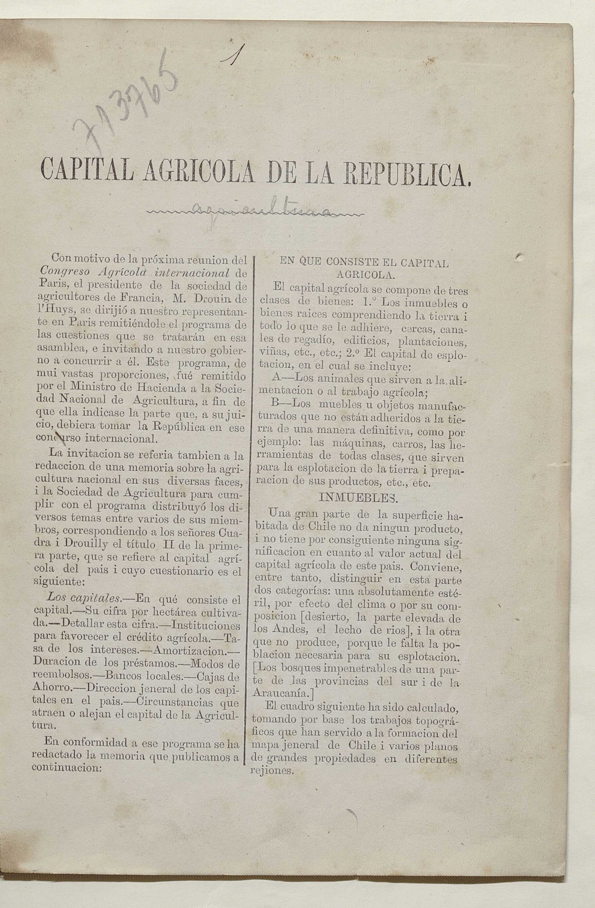 Capital Agrícola de la República