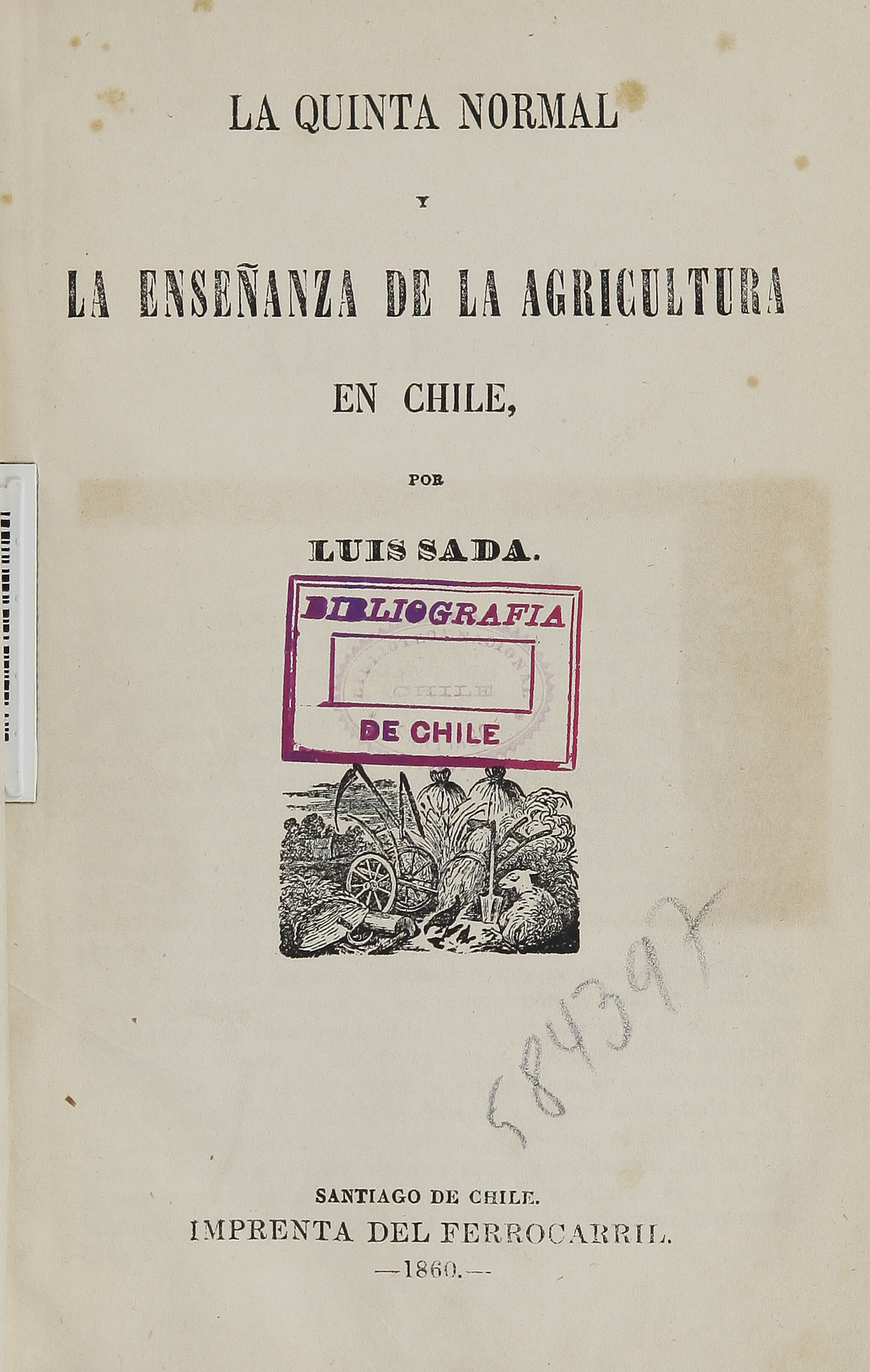 La Quinta Normal y la enseñanza de la agricultura en Chile