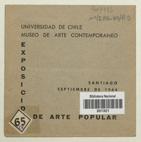 Exposición de arte popular [catálogo]