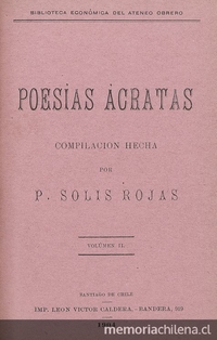 Poesías ácratas: volumen 2