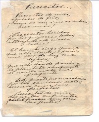 Piecesitos ; Caperucita Roja ; Himno al árbol ; El espino ; Tres árboles  [manuscrito] Gabriela Mistral