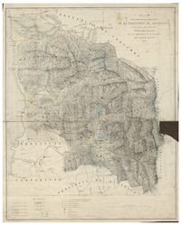 Plano topográfico y jeolójico de la Provincia de Aconcagüa