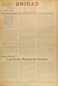 Unidad (Santiago, Chile : 1940)