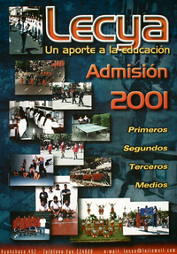 Leyca un aporte a la educación : adminsión 2002.