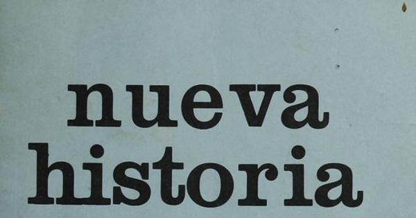 Nueva historia : n° 1, año 1, 1981