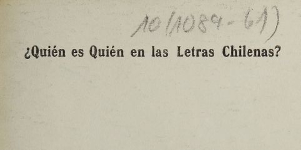 Pepita Turina: ¿Quién es quién en las letras chilenas?