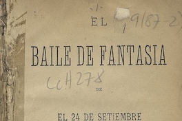 El Baile de fantasía de 24 de septiembre.