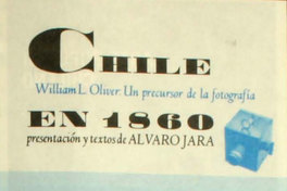 Portada de Chile en 1860, 1973