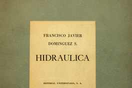 Portada de Hidráulica, 1959