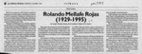 Rolando Mellafe Rojas (1929-1995)  [artículo] Sergio Martínez Baeza.