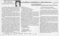 La gallina castellana y otros huevos  [artículo] Antonieta Rodríguez París].