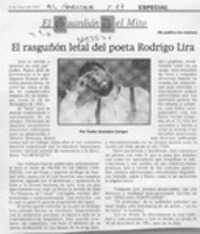 El rasguñón letal del poeta Rodrigo Lira  [artículo] Yanko González Cangas.